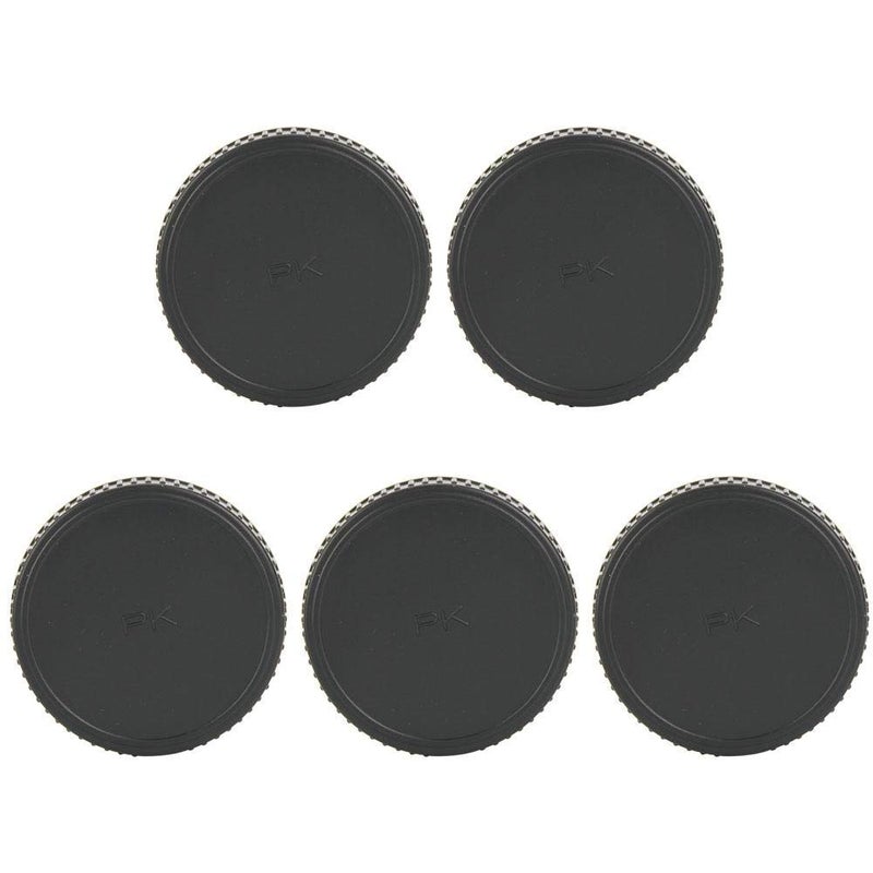 ANGGREK Lens Rear 5PCS Camera Lens Plastic Rear Portable Protective Cover Fits for PK Mount SLR Camera Lens Lens Protective Cover and Wear-Resistant - Image 3